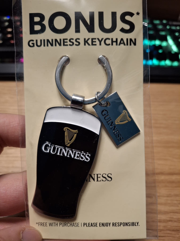 Guinness Keychain