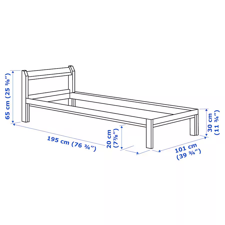 💖 Moving Sale💖 [IKEA] Twin Bed Frame (base included) - photo 2