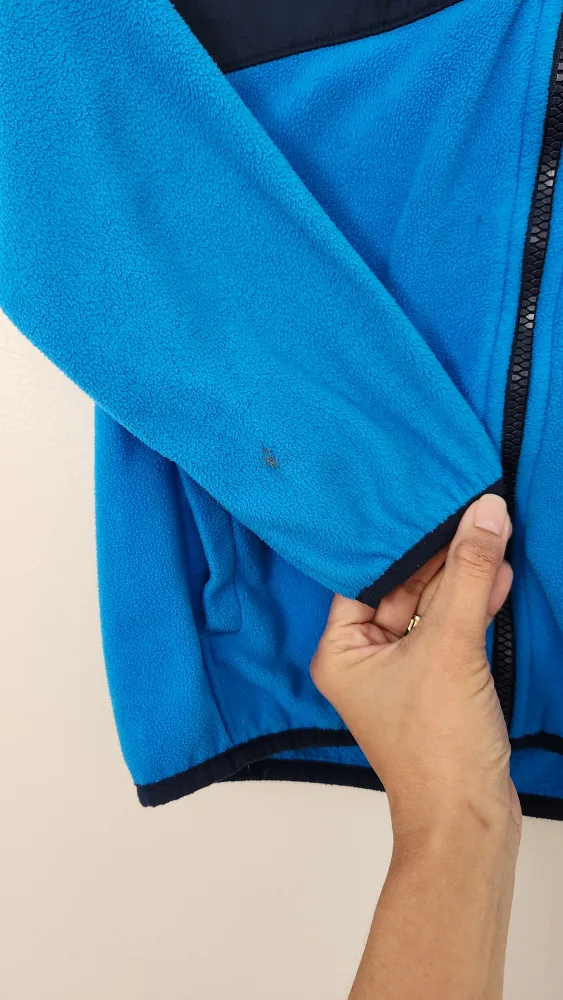 Under Armour Boys' Fleece Jacket, Size 7, Blue image indicator(6)