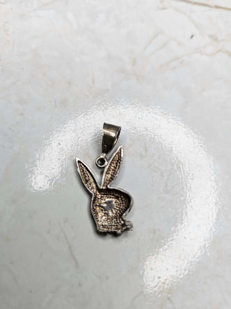 Vintage Playboy Bunny Pendant Charm