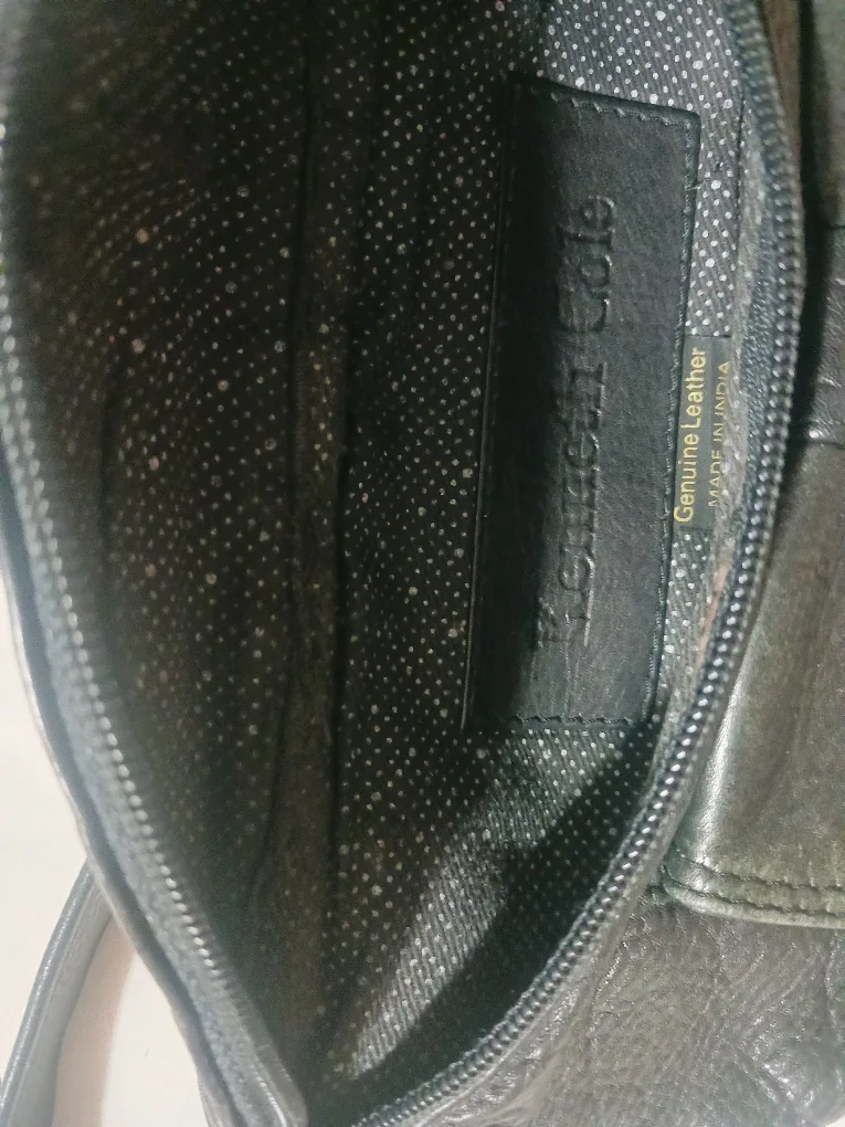 Kenneth Cole Black Leather Fanny Pack image indicator(3)