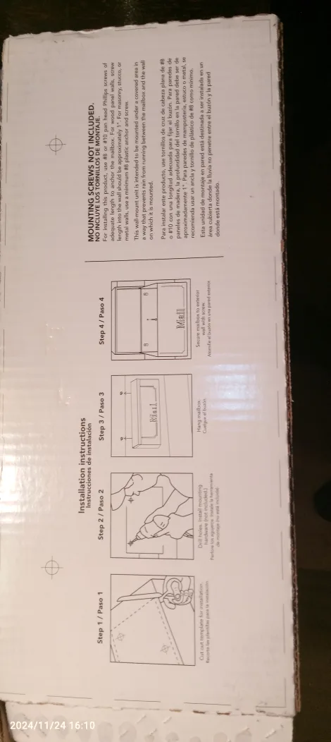 Gibraltar Galvanized Steel Wall Mount Mailbox image indicator(3)