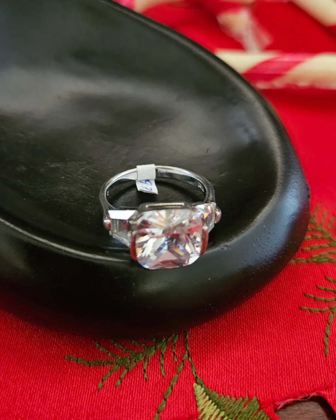 Vintage Sterling Silver Engagement Ring 💍 image indicator(3)