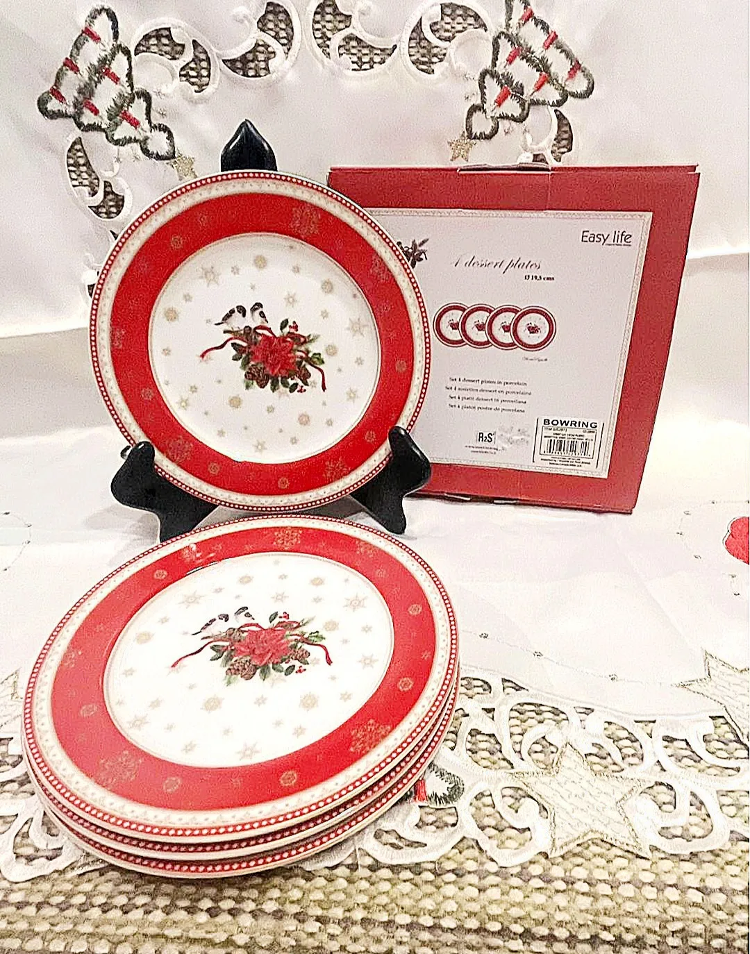 Bowring Porcelain Dessert Plates (Set of 4) image indicator(5)