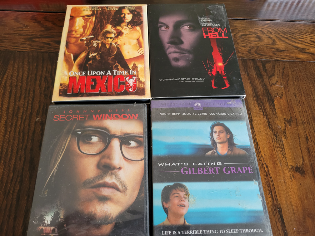 Johnny Depp Movie DVD Collection