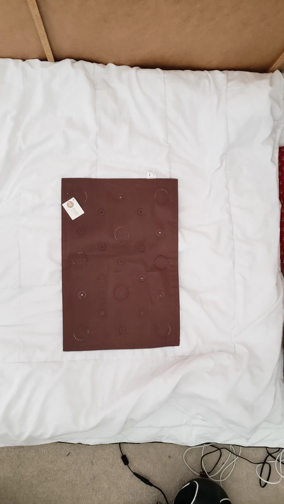 Dark chocolate brown placemats
