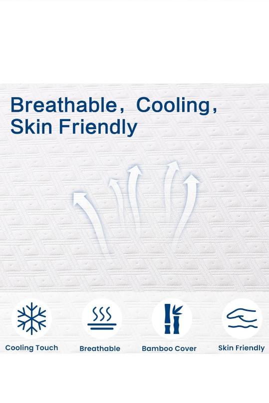 sealed- 3 Inch Cooling Gel Memory Foam Mattress Topper Full - photo 5