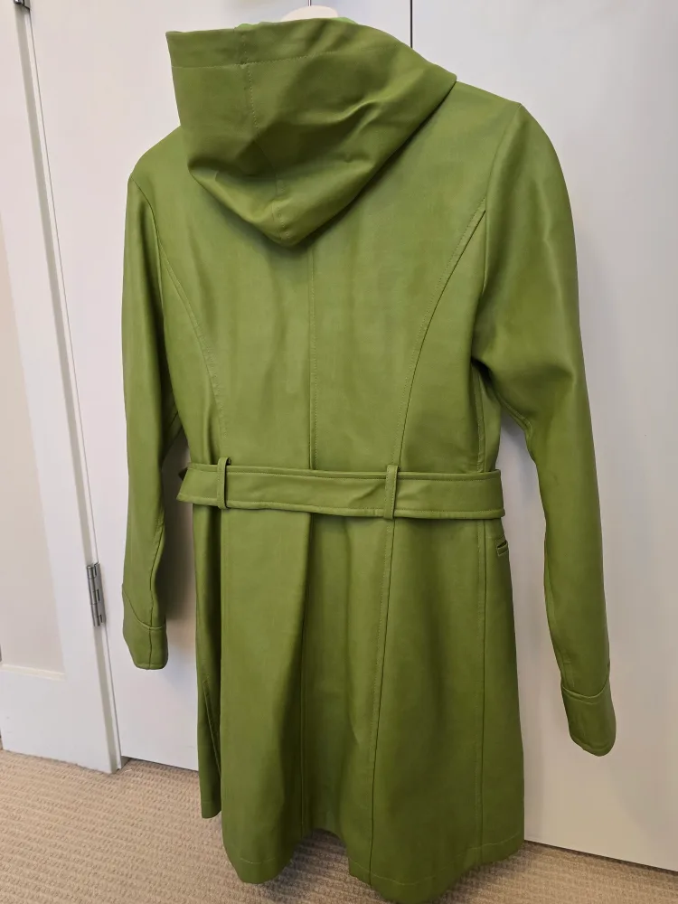 Green Leather Jacket with Hood (from Japan) image indicator(2)