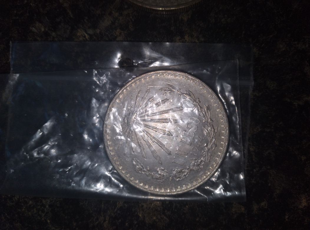 1944 Mexican Silver Coin