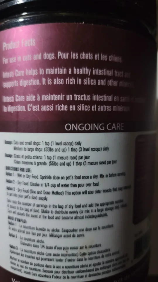 NaturPet  Intesti Care Pet Supplement for cats & dogs #freecycle image indicator(2)