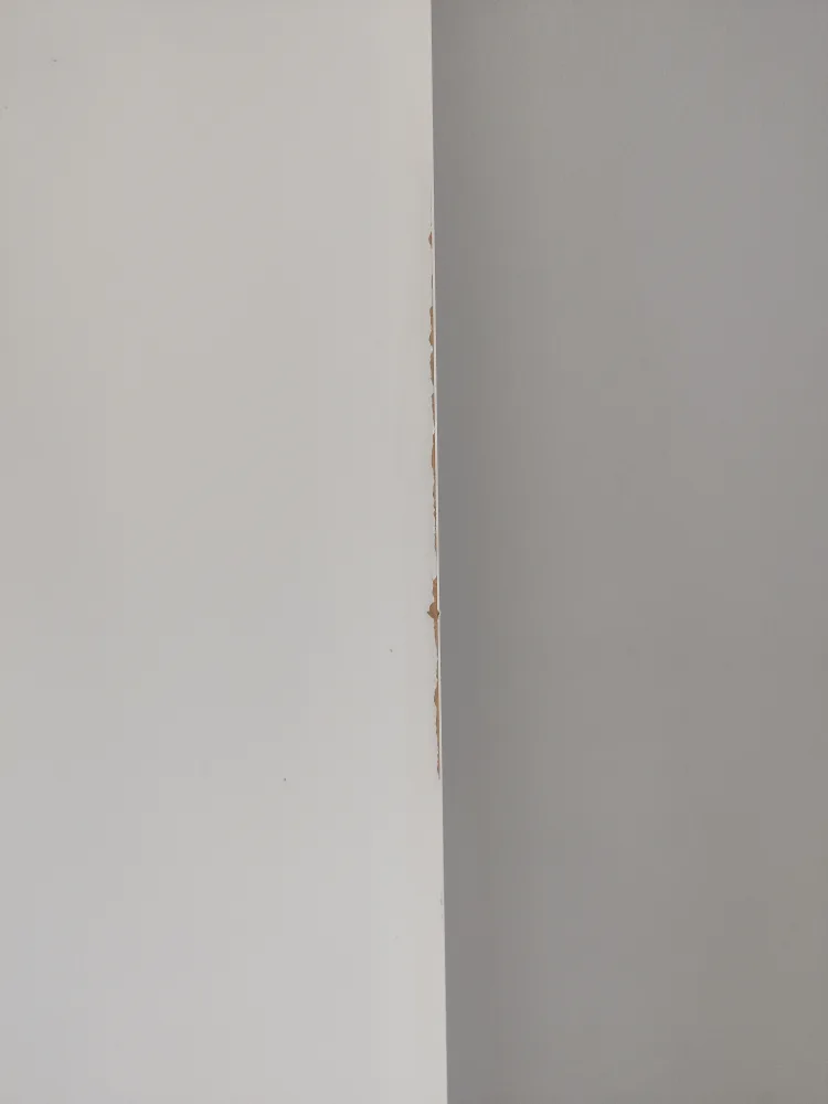 White Desk with Gold Trestle Legs image indicator(5)