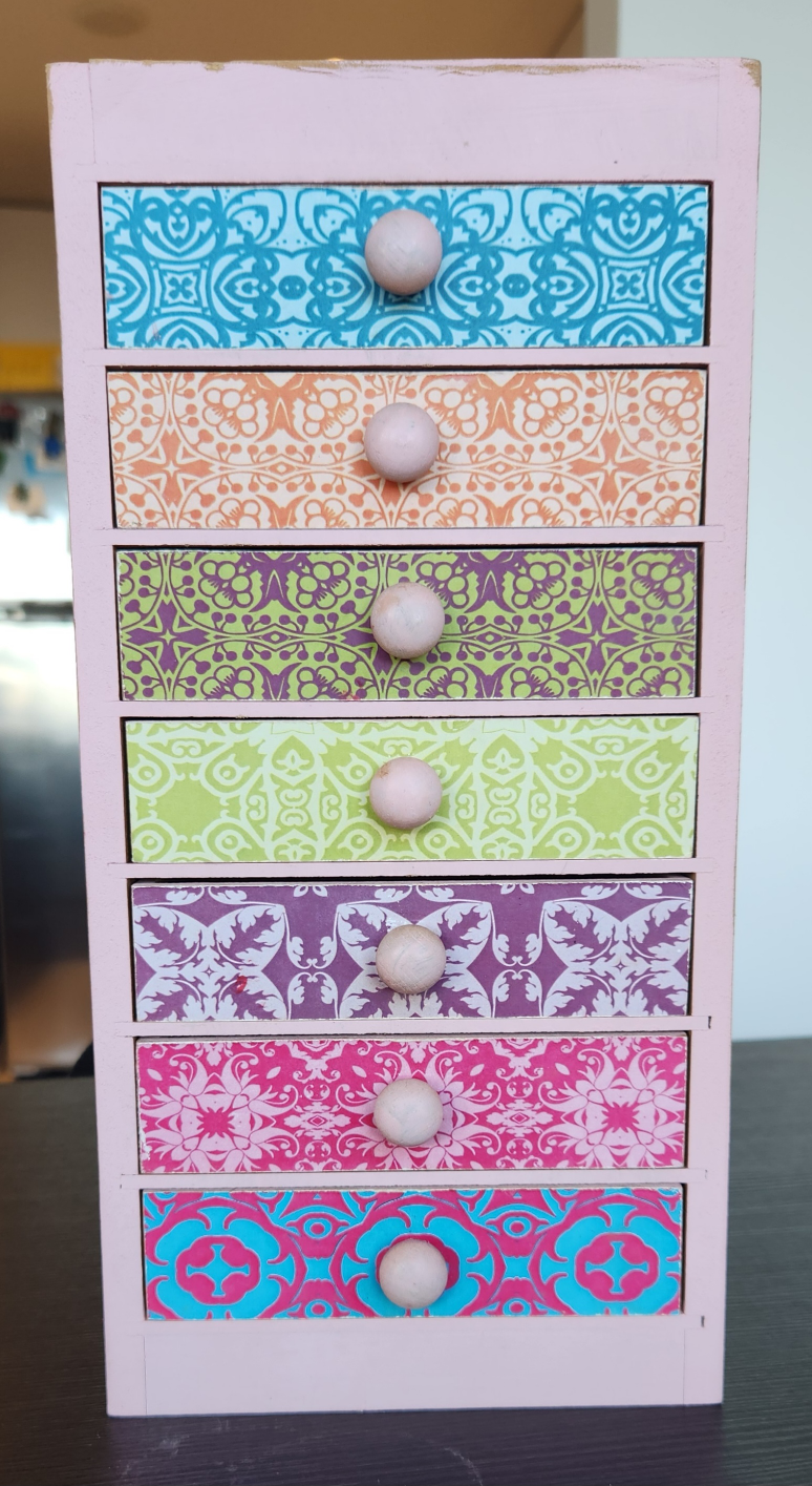 Wooden Multi-Drawer Organizer