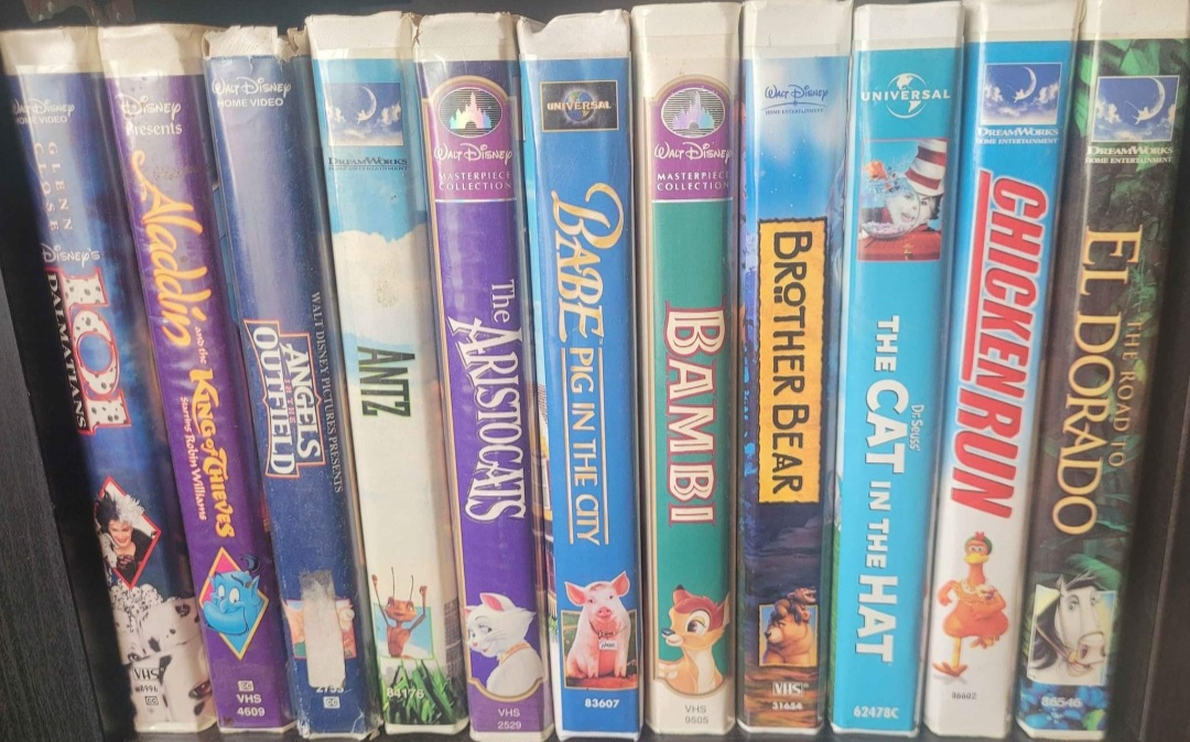 Large Collection of VHS Tapes