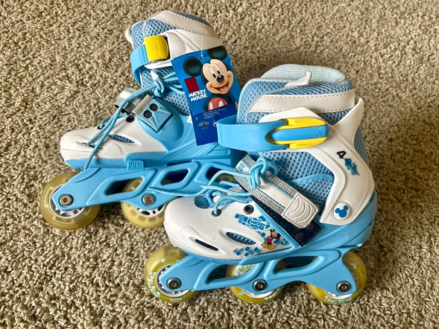 3 Pairs Brand New Disney Adjustable Roller Skates image indicator(5)