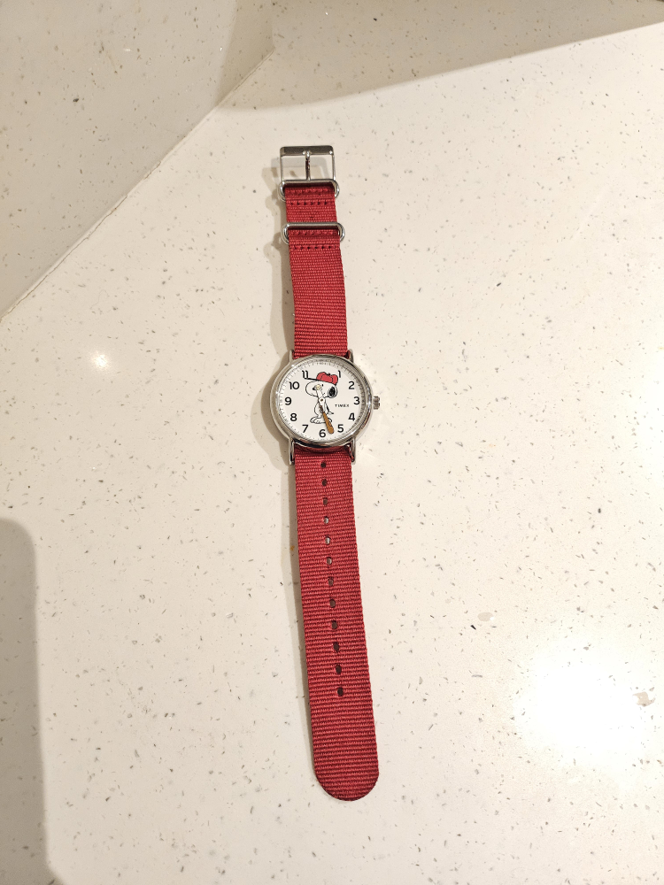 Timex x Peanuts Snoopy 38mm Fabric Strap Watch - photo 2