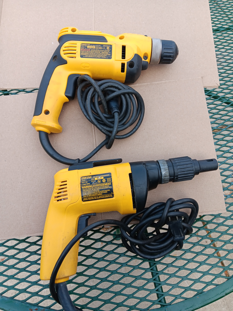 DeWalt Drill and VSR screw driver