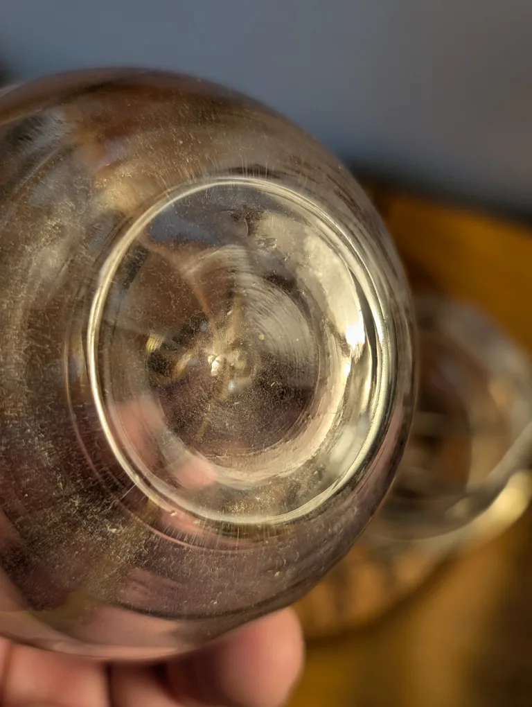 Vintage Libbey Golden Foliage Glass Sugar & Creamer Set 🧡 image indicator(7)