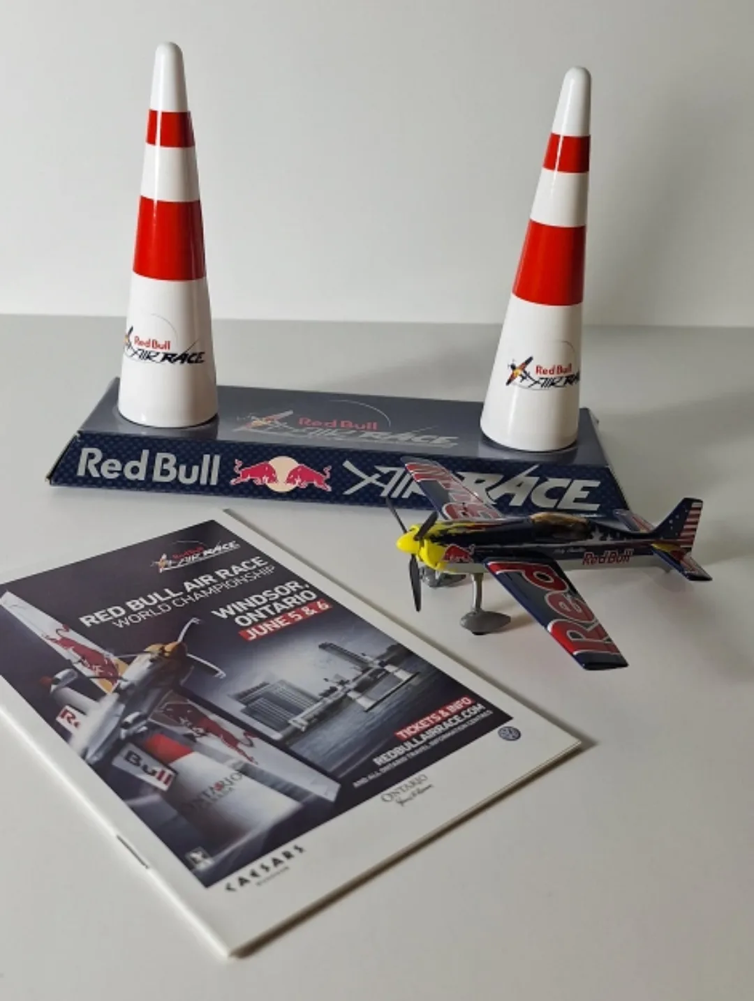 Red Bull Air Race Miniature Plane and Display Set thumbnail