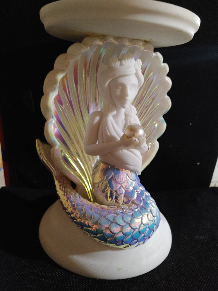 White Mermaid Candle Holder - photo 4