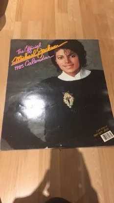 Vintage 1985 Michael Jackson Calendar image indicator(3)
