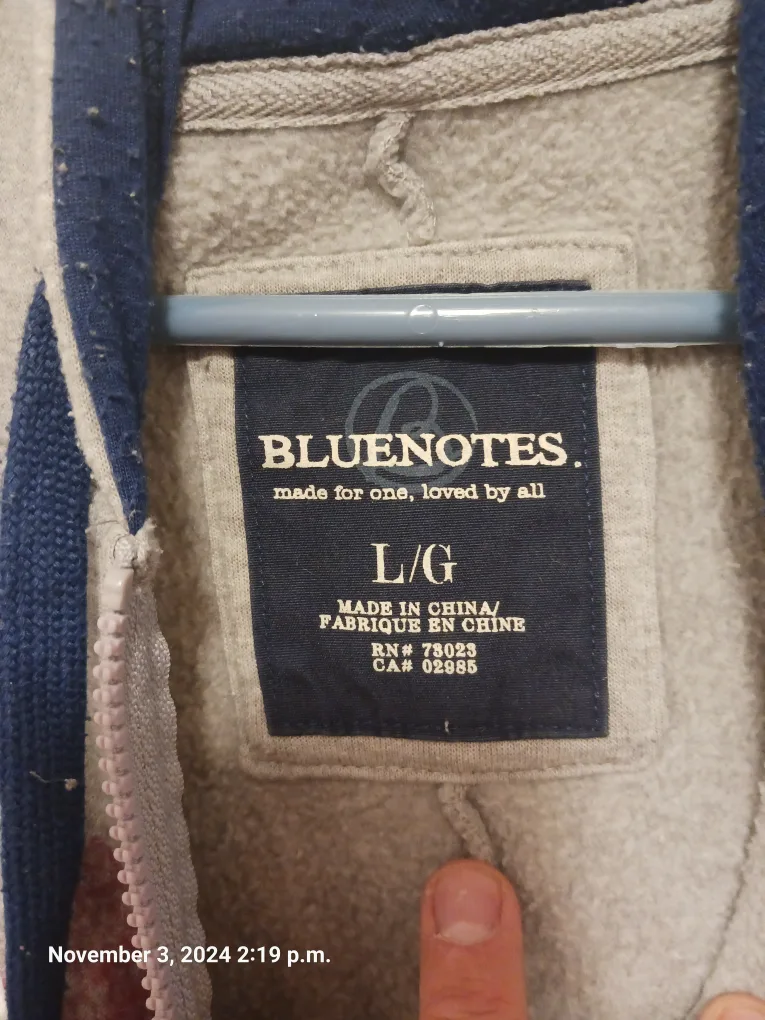 Blue notes Union Jack onesie image indicator(2)