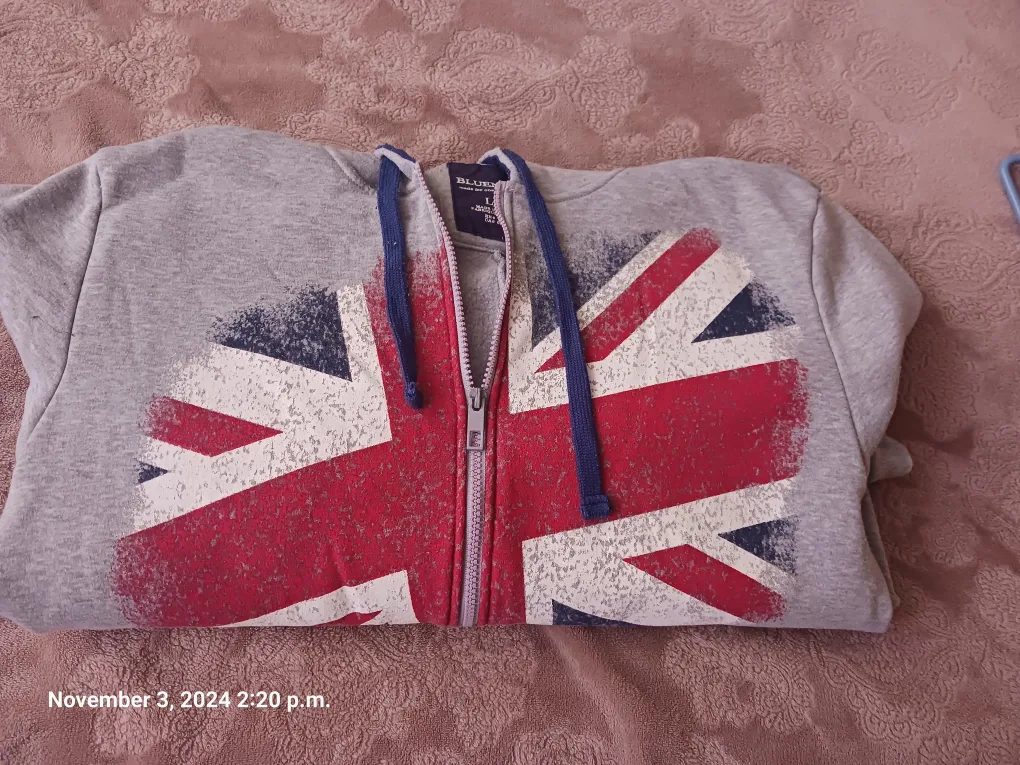 Blue notes Union Jack onesie image indicator(4)