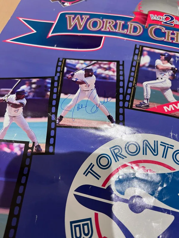 Autographed Blue Jays Poster (Joe Carter) image indicator(2)