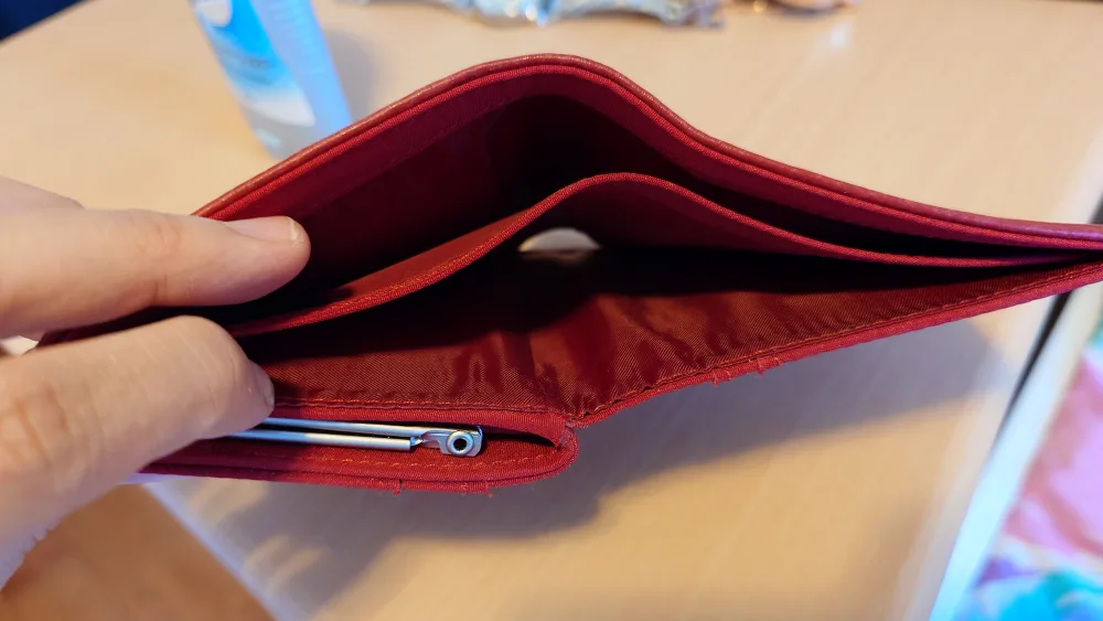 Brand New Kenneth Cole Reaction Red Wallet image indicator(4)