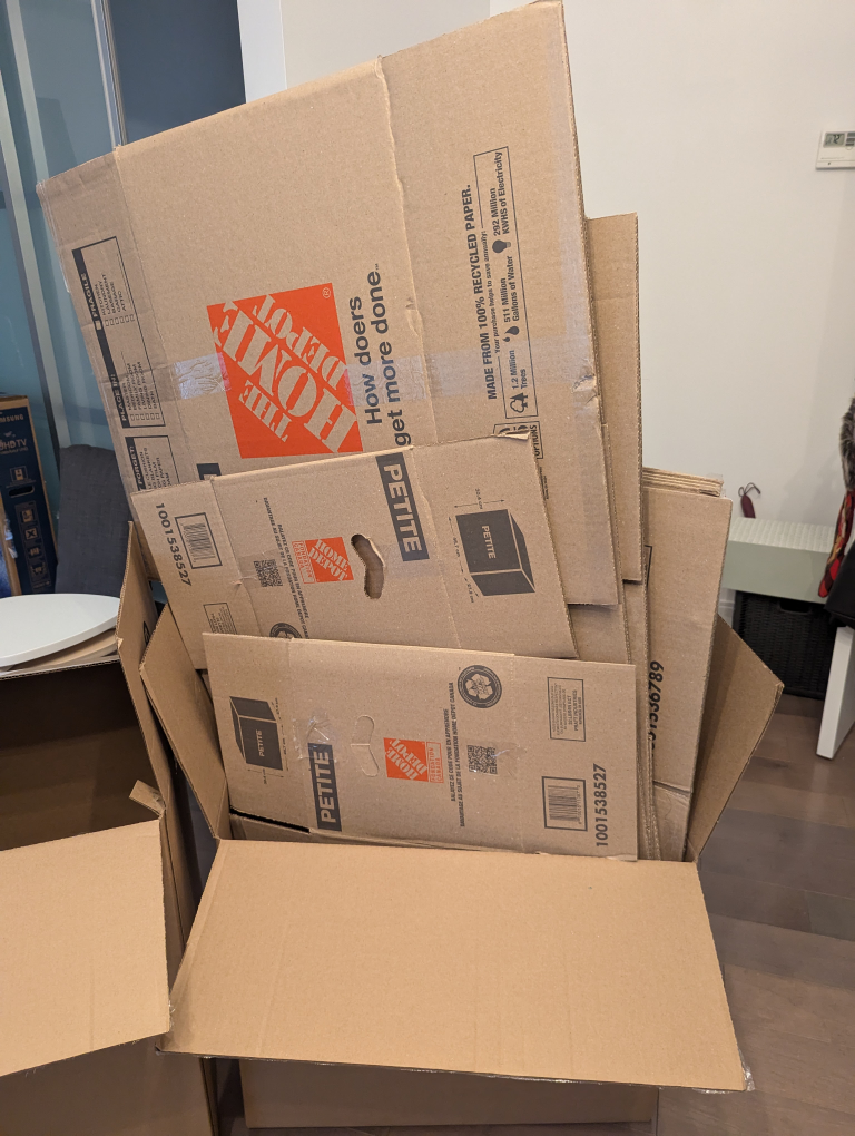 Home Depot Moving Boxes