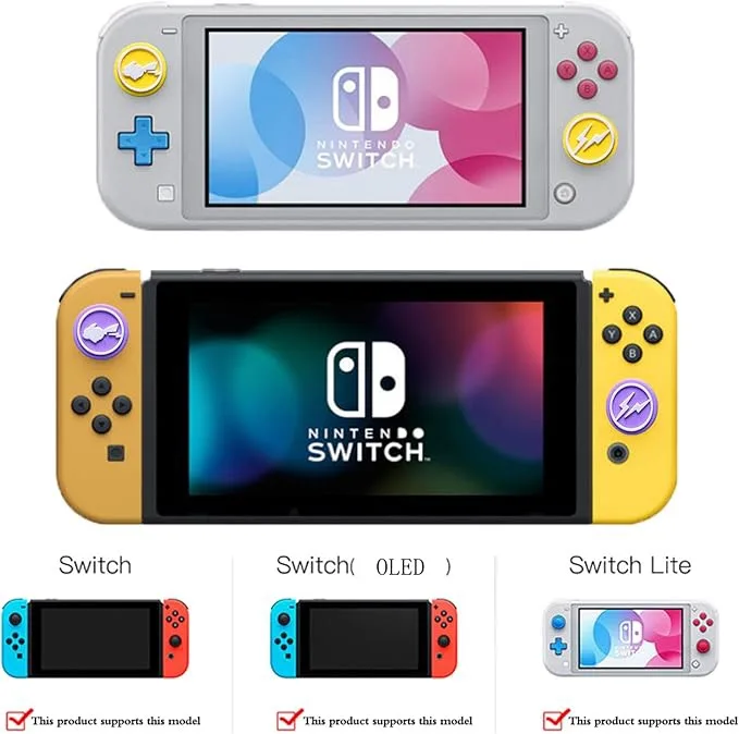 Pikachu Nintendo Switch Thumbstick Caps 🧡 image indicator(3)