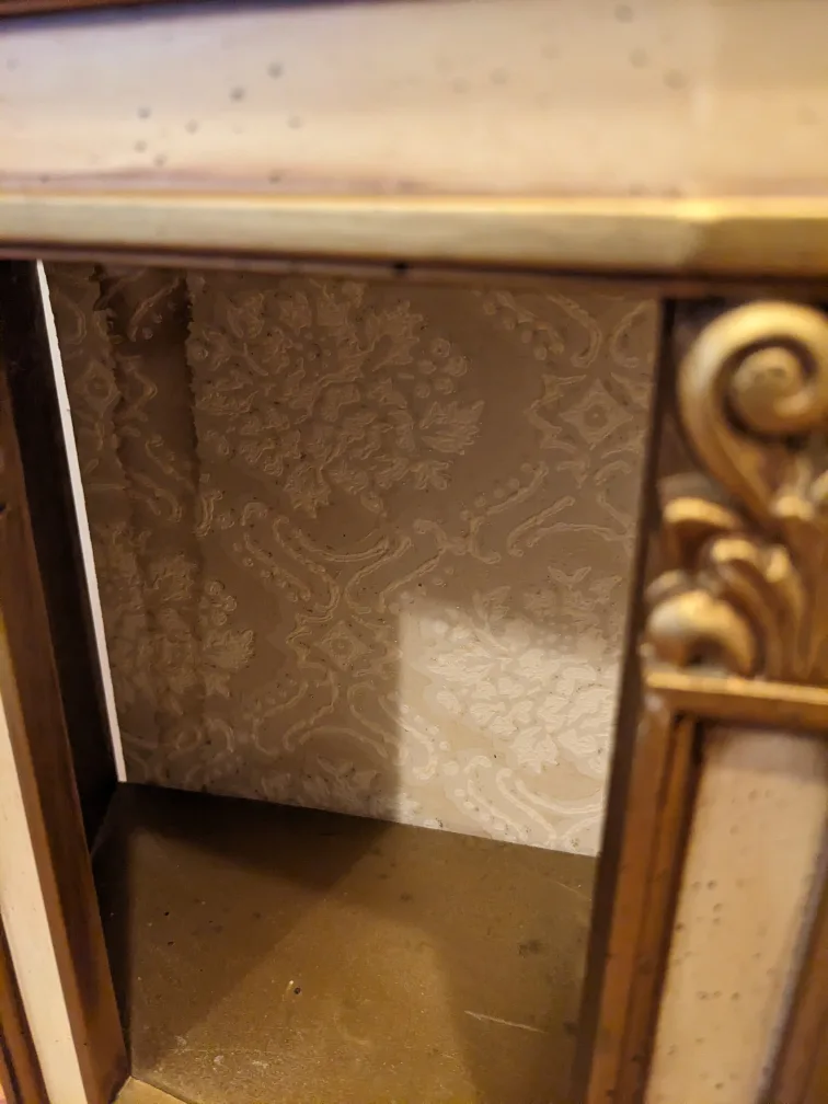 Vintage Gold Wall Shelf image indicator(4)