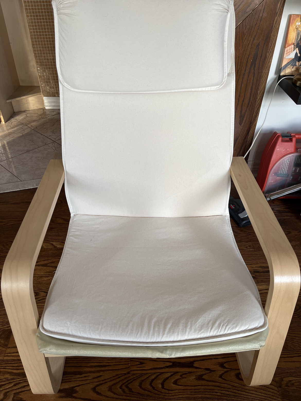 IKEA Poang Chair with Removable Cover