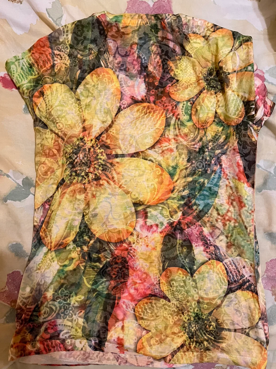 Floral embellished top Laura Petite #freecycle image indicator(2)
