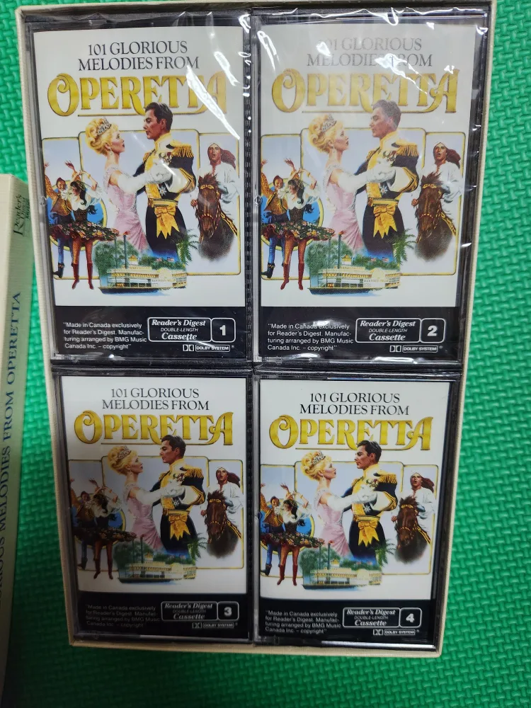 101 Glorious Melodies From Operetta - 4 Cassette Tapes image indicator(2)