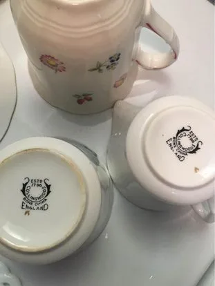 Vintage Teacups and Saucer Set image indicator(7)