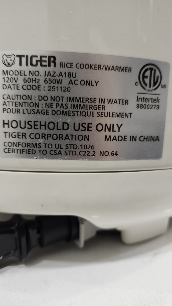 Tiger Rice Cooker - photo 4