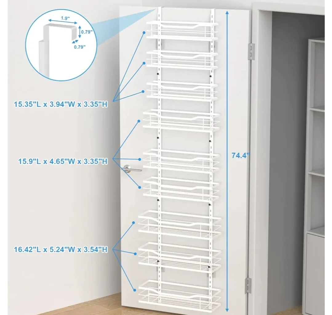 NEW 9-Tier Over The Door Pantry Organizer image indicator(3)