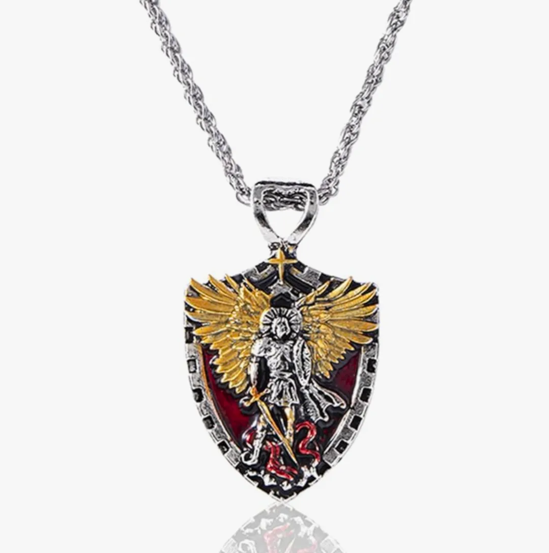 St Michael/St Christopher/St Benedict Necklace image indicator(2)