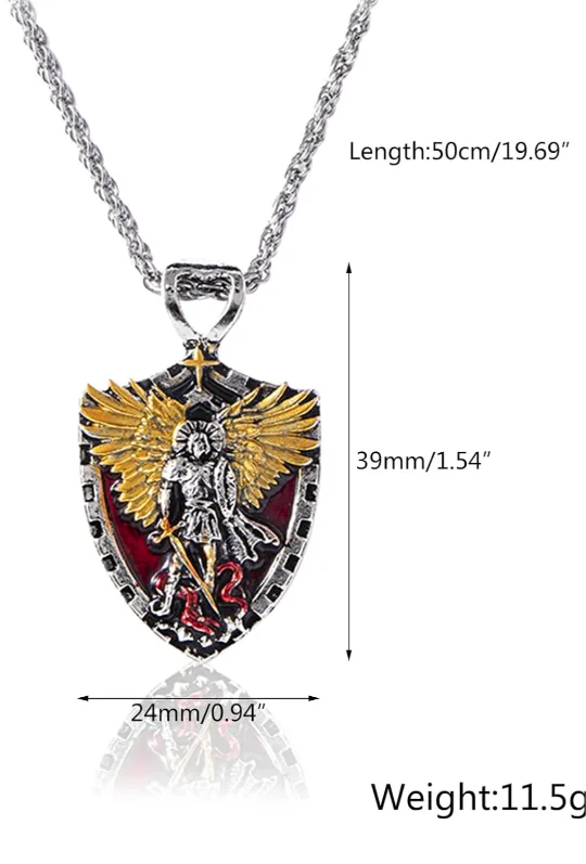 St Michael/St Christopher/St Benedict Necklace image indicator(3)
