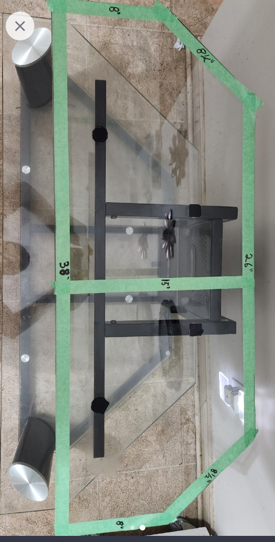 Glass TV Stand - photo 2