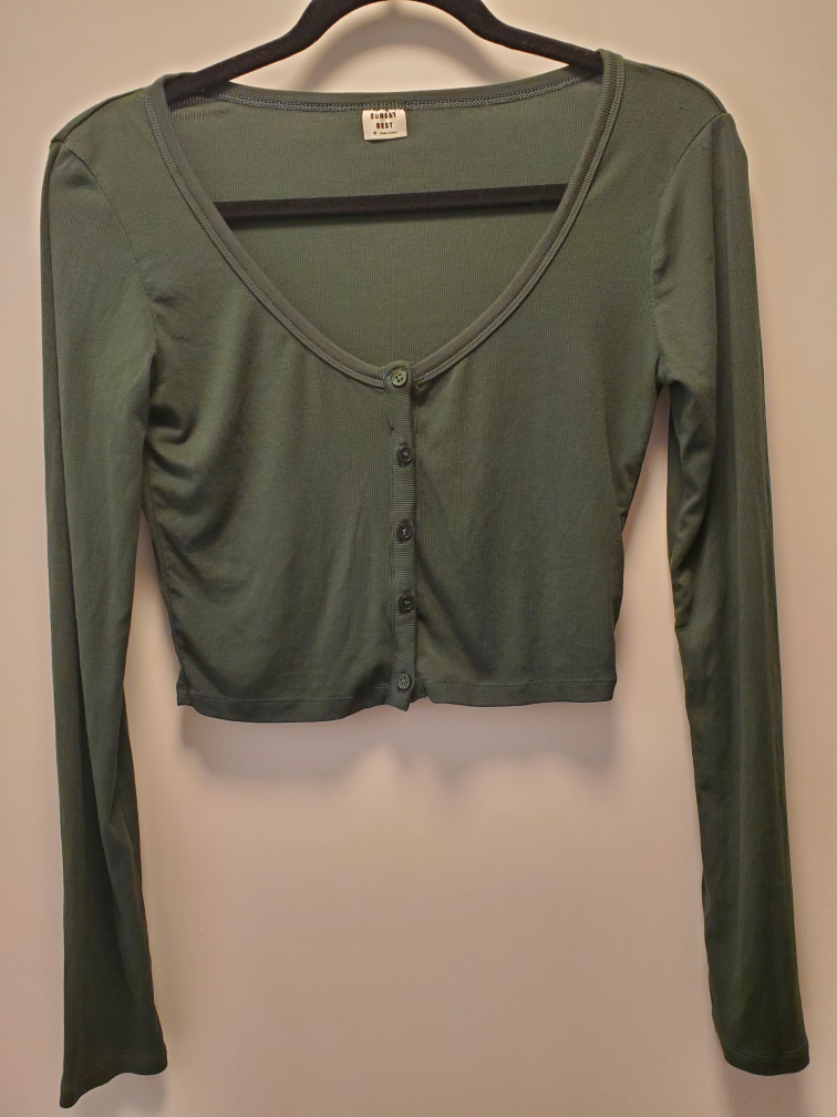 Sunday Best Green Crop Top