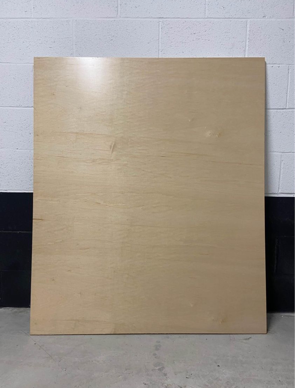 Premium plywood boards, in finished maple veneer-OBO