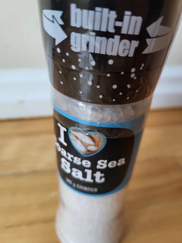 NEW! Salt Grinder w/ Sea Salt #ThriftyPicks image indicator(2)