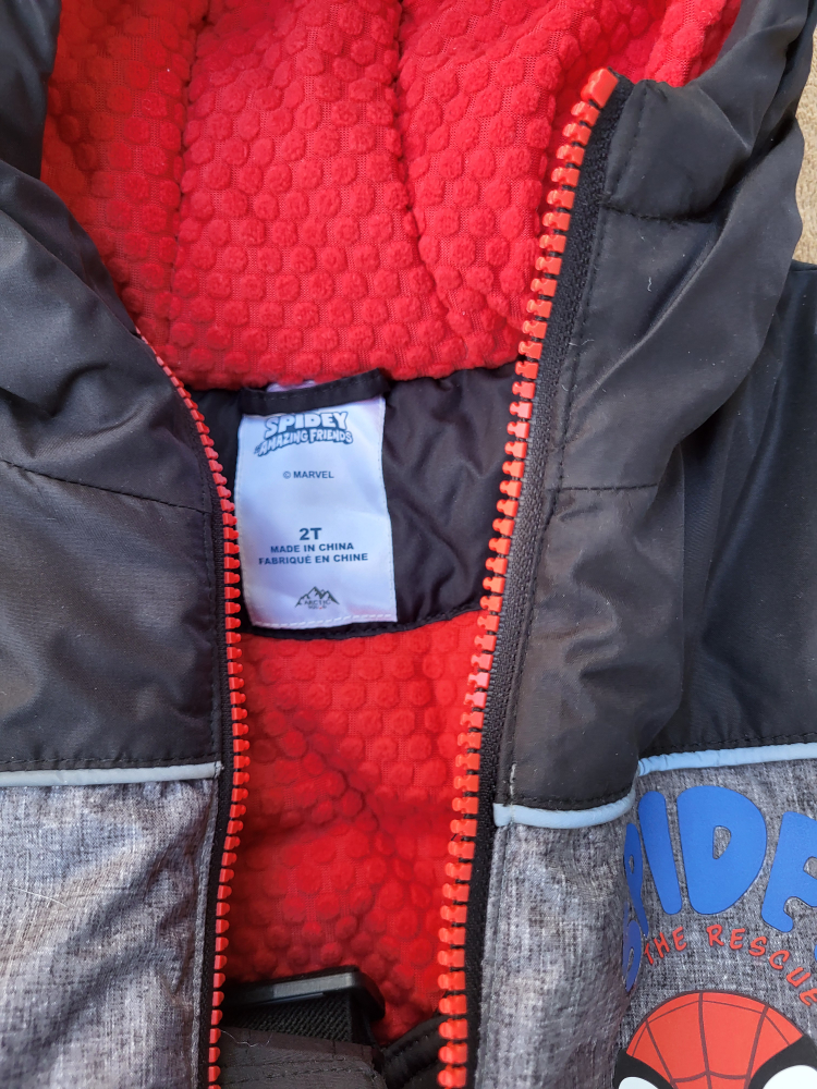 NWT Spider-Man Snowsuit 2T - photo 2