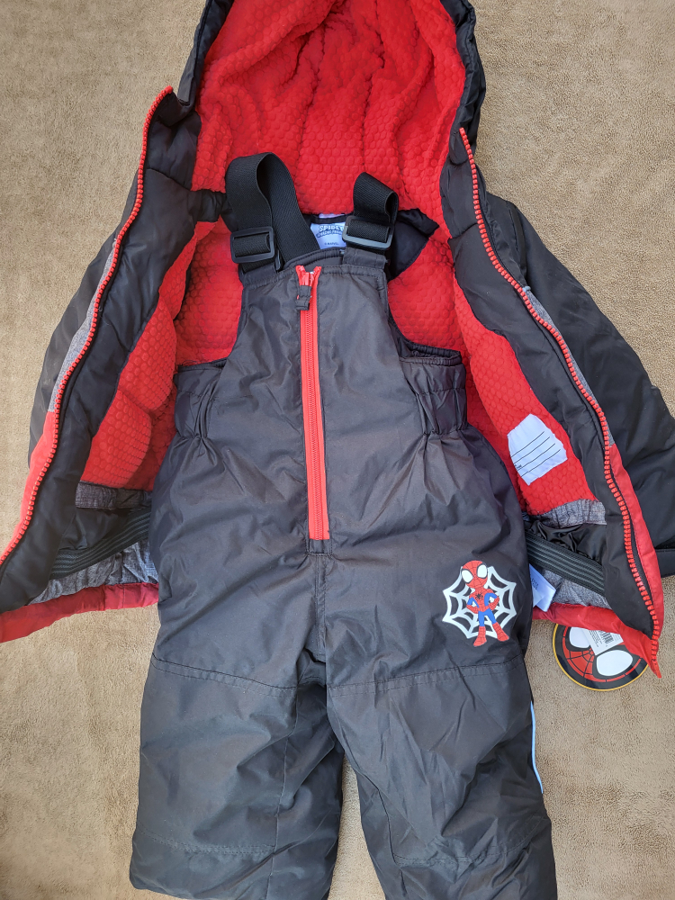 NWT Spider-Man Snowsuit 2T - photo 3