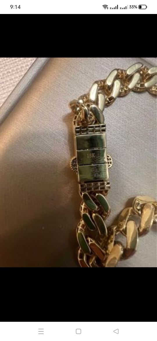 RUSH 18k Dubai Gold Bracelet 15.2grams - photo 3