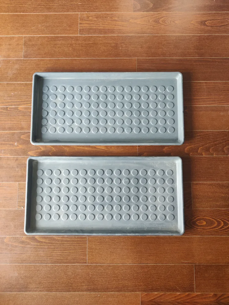 2 Stackable Shoe  Racks with  shoe Trays image indicator(3)
