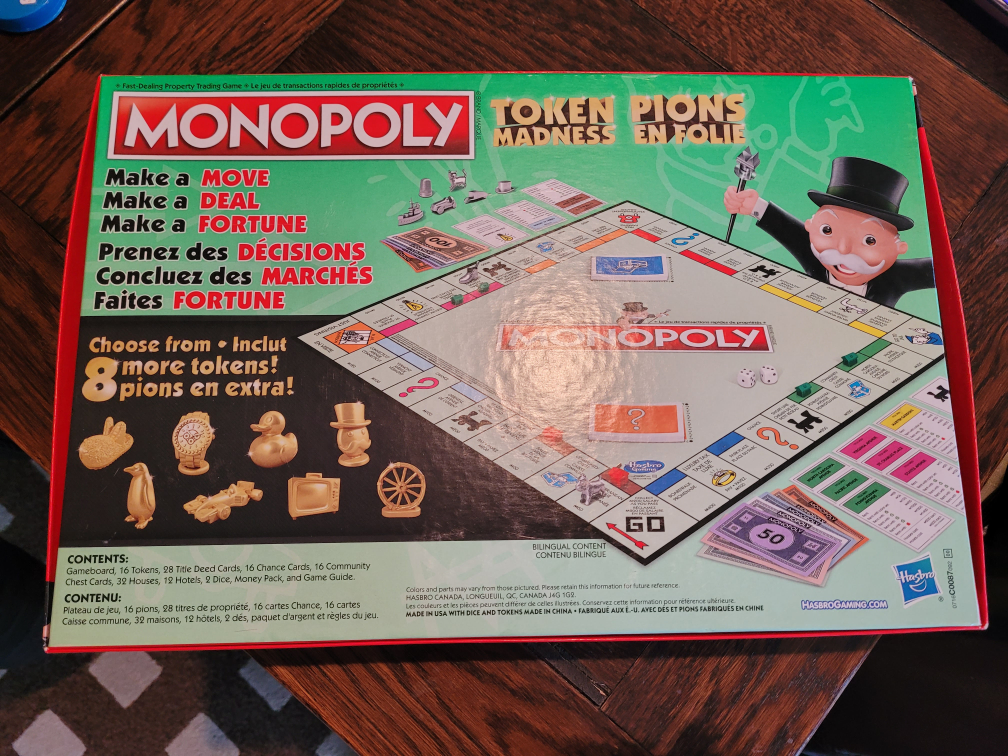 Monopoly Token Madness Board Game - photo 2