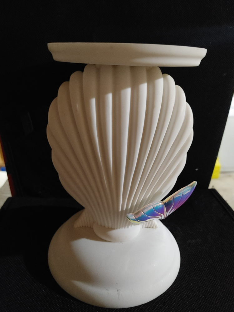White Mermaid Candle Holder