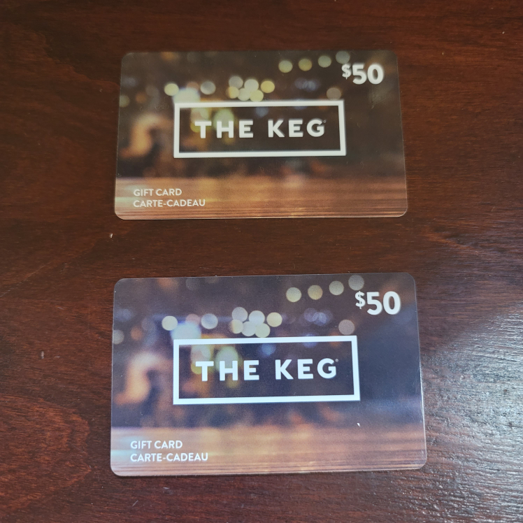 The Keg Gift Cards ($100)